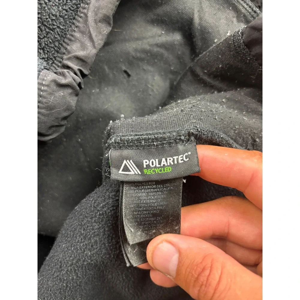 The North Face Denali Jacket Mens Large Black Polartec Fleece Full Zip Outdoor